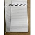 The Home Fusion Company 3 x Shorthand Notepads Notebook Pad Ruled Top Wiro Spiral Bound Value Letters