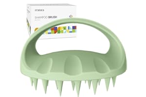 Ithyes Szczotka do masażu głowy z powiększoną 38 palcami, silikonowa szczotka do masażu skóry głowy, szczotka do szamponu, szczotka do masażu, włosy do masażu, dla kobiet, mężczyzn, zwierząt domowych