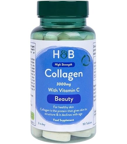 bpc 157 holland and barrett Holland & Barrett Bovine Collagen Tablet 3000mg - Type I Collagen Peptides  - Hydrolysed Collagen with Vitamin C - Hair, Skin & Nails