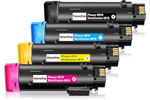 HenceBuy 6510 6515 toner kompatibel med Xerox 6510 6515 tonerkassetter för Xerox fas 6510n 6510dn 6510dni 6510dnm WorkCentre