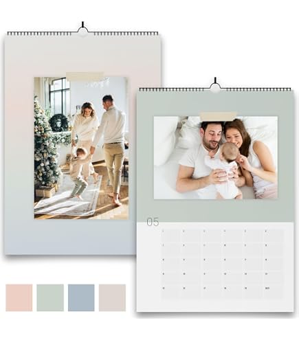 Baker Ross Kalenderrohlinge 2025, 12er-Pack – A4 Blanko-Kalender Zum Selbstgestalten Für Kinder