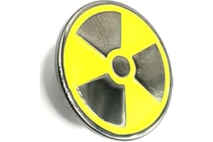 SNS COMPONENTS Radioactive Warning Nuclear Fallout Metall Emaille Pin Badge