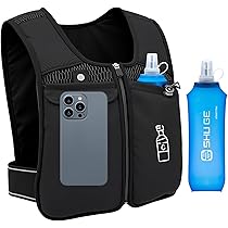 JEPOZRA Laufweste Damen/Herren - Ultraleichter Trinkrucksack Für Running Mit Verstellbaren Gurten