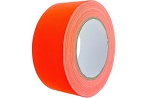 varivendo NEON Ruban adhésif mat fluorescent 50 mm x 25 m (NEON-orange 50mmx25m)