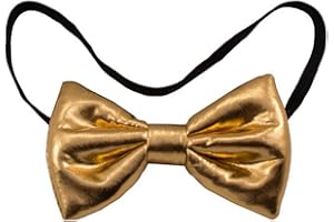 Folat B.V.- Pajarita Oro Metalizado, liso, Color dorado (61672)