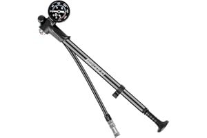 SWEETONE Pompa Bicicletta, Pompa Ammortizzatore MTB Ad Alta Pressione 300 Psi con Manometro, Pompa Bici per Forcella, Pneumatici e Ammortizzatori, mini pompaper Valvole Presta/Schrader