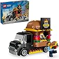 LEGO City Burger Van, Food Truck Toy for 5 Plus Year Old Boys & Girls, Vehicle Building Toys, Kitchen Playset with Vendor Minifigure and Accessories, Imaginative Play and Ramadan Gifts for kids 60404