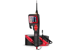 TopDiag P200 Automotive Circuit Tester, (2022 Newest) 9v-30V Power Circuit Probe Kit with 0~5V Power Supply Fuel Injector Relay Mode, Car Electrical System Test Tool AC/DC Digital Voltage Short Finder