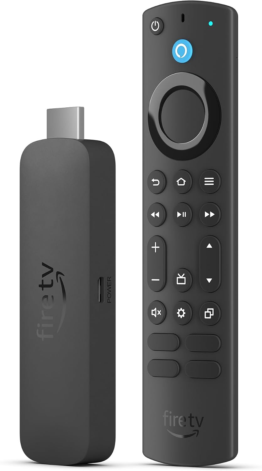 Amazon Fire TV Stick 4K Max, Appareil de streaming avec fonctionnalité, Écran dynamique et prenant en charge le Wi-Fi 6E (Version internationale)
