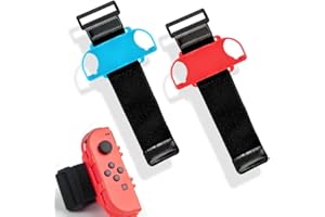 KSJEHW 2 sztuki bransoletek do Just Dance 2024/2023/2022 do Zumba Burn It Up - regulowany, elastyczny pasek do gier tanecznych OLED, fitness, boks, dla dorosłych i dzieci