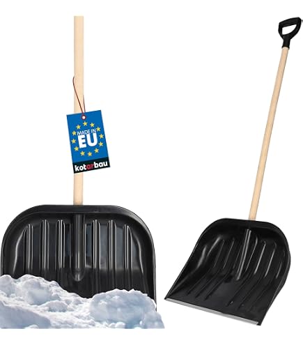 Paletta Spingineve In Polipropilene Fissa Cm 60 X 20 - Multiuso Per Neve E Granaglie - Adatta Per Manico (non Incluso) - Modello MACHX