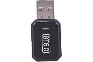Zunate Bluetooth 6.0 USB-adapter, Dubbellägesdongel | Plug and Play Bluetooth 6.0 Dongle Receiver-sändare, 48kHz AAC SBC-avkodning, Drivrutinsfri, Automatisk återanslutning