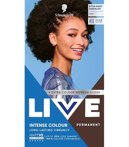 2x Schwarzkopf Live Intense Colour Bitter-Sweet Chocolate 89