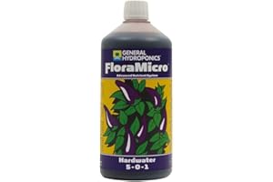 HYDROGARDEN GHE Flora Micro Hard Water 1 litro idroponica Fertilizzante - Hydroponic Fertilizer