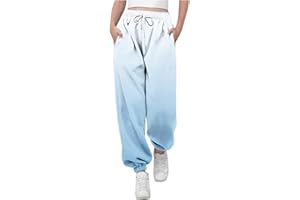 KODMNSW Jogginghose Mädchen Sporthose Sweatpants Kinder Batik Farbverlauf Hosen Trainingshose Tunnelzug Freizeithose Fitness Laufhose mit Tasche Sommer Hose für Teenager Mädchen 3-14 Jahre