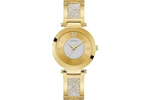 Guess Reloj Analógico para Mujeres de Cuarzo con Correa en Acero Inoxidable W1288L2