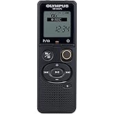 OM SYSTEM Olympus VN-541PC digital audio recorder, one-touch recording, noise canceling function, 4 GB memory, four scenes