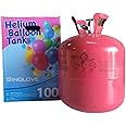 Mega Disposable Helium Party Kit Helium Gas Cylinder Party Kit Helium Balloon Helium Tank 100 Balloon Filler Party Kit - Create Memorable Celebrations with Helium Cylinder Balloon Solution