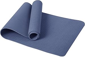 Good Nite Tapis de Yoga de Gymnastique de Exercice Fitness Tapis Fitness Antidérapant de Sport de Pilates avec Sangle de Transport 183 x 61 x 0,6 cm
