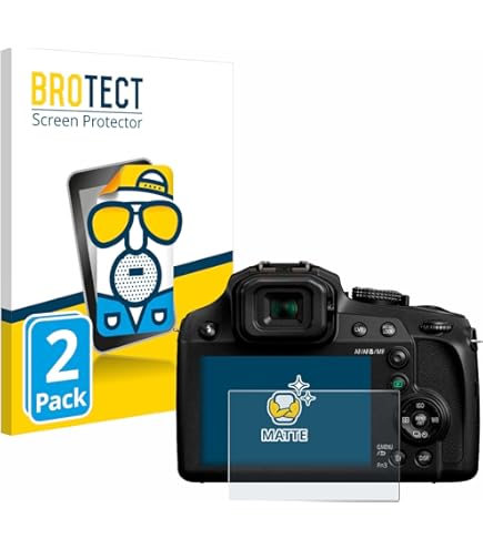 2x Anti-Reflets Protection Ecran Pour Panasonic Lumix DMC