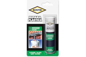 UHU Bostik Ripara Plastica, stucco bicomponente per il restauro di materiali in plastica blister 56gr