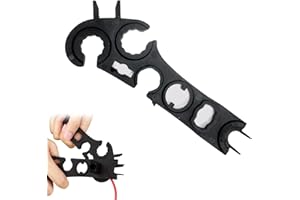 RIENAN Mc4 Schlüssel,Einfaches Und Effizientes Mc4 Stecker Werkzeug,Mc4 Entriegelungswerkzeug Ideal für Solarpanel-Kabel und Steckverbinder,Stecker-/Buchsen-Stecker-Trennwerkzeuge(Schwarz)