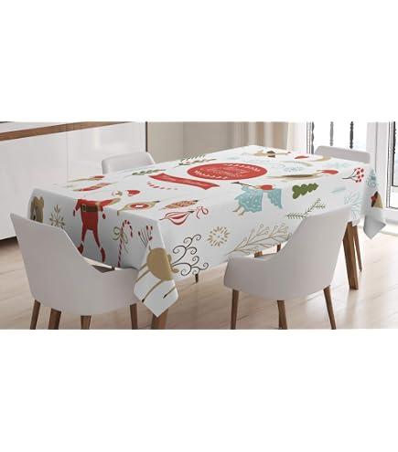 ABAKUHAUS Runner Da Tavola 40x180 Cm - Stile Retro Americano Patchwork, Multicolore, Lavabile