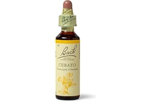 Bach Original Flower Remedies (Cerato) Know Your Own Mind, Trust Intuition, Emotional Wellness, Natural Flower Essence, 20ml