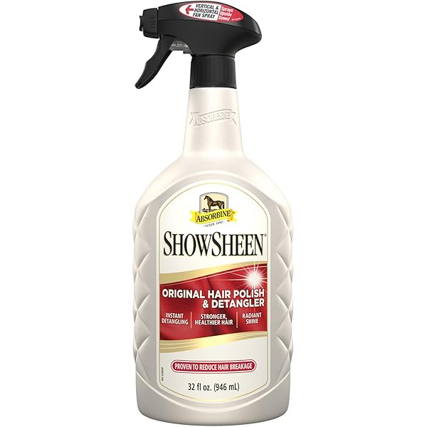 Farnam Laser Sheen – Glanz-Spray & Entwirrer Für Pferde, 946 Ml – Strahlender Glanz, Schützt Vor Staub & Schmutz