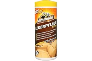 ARMOR ALL GAA39024GE Lederpflegetücher 24 Stk. für Ledersitze, Gepäckstücke, Möbel und mehr