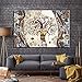 Produktbild Berühmte Gemälde Wandkunst Poster und Drucke auf Leinwand Gemälde Der Baum des Lebens von Gustav Klimt für Living Room Decor (Size (Inch) : 60x80cmx1)