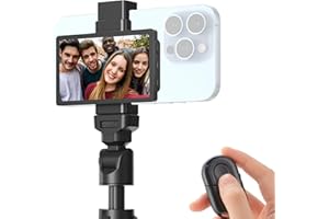 King Ma Monitor selfie 4K Vlog, przewodowy mini wyświetlacz do tylnej kamery iPhone, z magnetycznym klipsem na telefon i pilotem zdalnego sterowania Bluetooth do vlogów, transmisji na żywo i TikTok