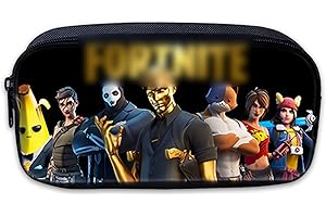 simyron Cartoon Federtasche 22cm Videospiel Federmäppchen Cartoons Federtasche für Kinder Schulmaterial mit Großem Fassungsvermögen Spielthemen Federmäppchen Geschenke für Junge