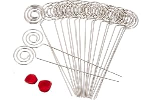 Yosoo 50 szt. metalowe przewody wizytownik notatka zdjęcie obraz papier klips uchwyt DIY rzemiosło domowe materiały biurowe (rozmiar: 1#)