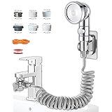 Doccetta per lavandino - Set completo doccino per lavandino e bidet con tubo estensibile 3M - INEEDIT
