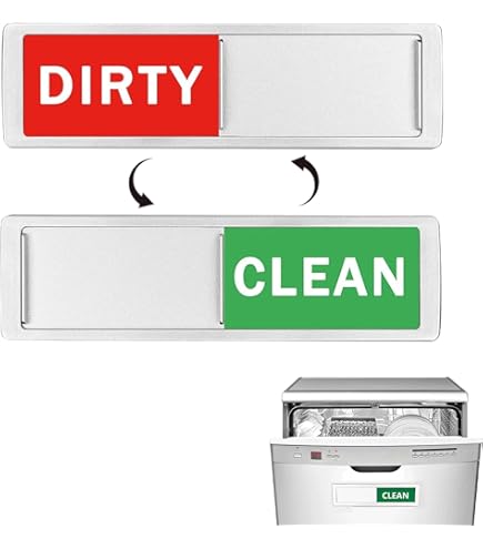 SIYINGSAERY Vaatwasser Magneet Schoon Vuil Teken 5,9 Inch
