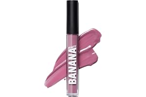 Banana Beauty Semi Matte Liquid Lipstick con tenuta fino a 10 ore (Heels Up! / malva chiaro) – rossetto matte per labbra grandi – labbra idratate e volumizzate