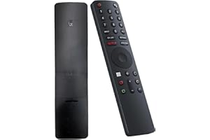 LELUKEE Uniwersalny pilot zdalnego sterowania do Mi TV 4S 4A Smart TV, zamiennik pilota do Mi 4S 4A Smart TV z Bluetooth i sterowaniem głosowym