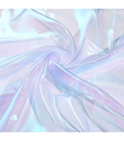 CRYSTAL Organza Stoff GRÜN BLAU Meterware GLITZER OPTIK CRYSTAL Organza Stoff GRÜN BLAU Meterware GLITZER OPTIK