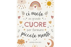 Agenda Della Maestra 2024/2025: Regalo maestre fine anno | grande registro del insegnante | pianificatore una settimana su due pagine | da agosto 2024 ... nido asilo elementare scuola secondaria
