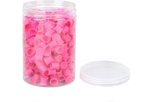 ‎YOSOO HEALTH GEAR 300 Stück Tattoo-Tintenbecher, Silikon-Pigment-Einweghalter, Mini-Make-up-Becher-Set, Augenbrauen-Eyeliner-Lippen-Farbhalter für Tattoo-Tinte