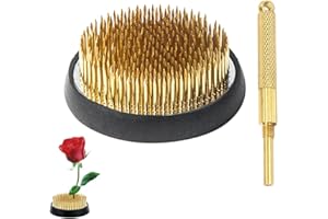 Zasvec Blumen Frosch Rund 6cm 1 Stück Kenzan Blumensteckiggel Blumenarrangement Stecknadelhalter Runde Blumenhalter Blumenigel Blumenarrangieren Steckigel für Blumen