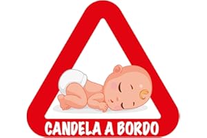VINILOSBICI Pegatinas Bebé a Bordo Personalizadas (Candela)
