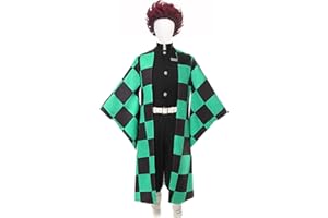 ACTASITEMS Demon Slayer Cosplay-Set Anime-Cosplay-Kimono-Kostüm, Erwachsene/Kinder- Eine Vielzahl von Stilen zur Auswahl