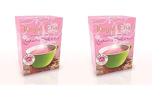 Royal Chai Premium Instant Pink Tea Kashmiri Chai Lägg bara till varm mjölk osötad x 2