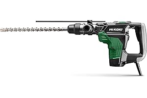 HiKOKI Martello Perforatore e Demolitore - 1100W, 7,1 Joule - SDS-Max, Capacità di Foratura 40mm, Frizione di Sovraccarico, Impugnatura Ergonomica - Ideale per Calcestruzzo, Legno e Acciaio