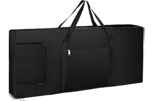 Lawei Funda acolchada para teclado de 61 notas, de algodón de 6 mm, 100 x 40 x 15 cm (teclado de 61 notas)