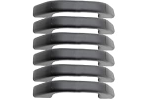 CNANRNANC 175MM Pull Tür Griff Mit Loch Abdeckung Anhänger RV Außen Teile Tür Griff Rangiergriff Wohnwagen Haltegriff (6PCS)