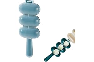 HDOUII Rice Ball Maker - Shake & Mold Kit for Home DIY Sushi Plates, Ball Shaped Kitchen Tools