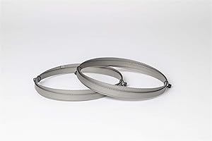 ENCUT Set di 2 lame per sega a nastro, ad alte prestazioni, 1335 x 13 x 0,65 mm, 8-12 denti bimetallici M42 per acciaio, acciaio inox, ecc.